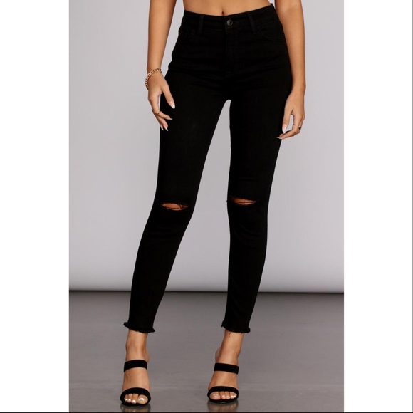 eunina Denim - NWT Eunina Clara High Rise Skinny Crop Jeans